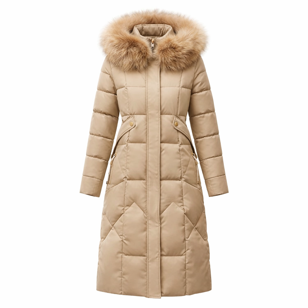 Senna || Abrigo Largo con Plumón Acolchado