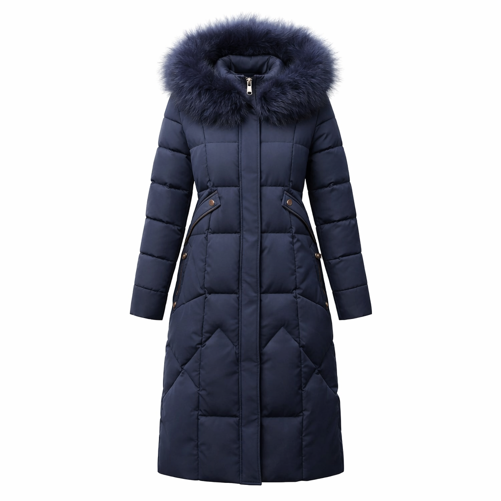 Senna || Abrigo Largo con Plumón Acolchado