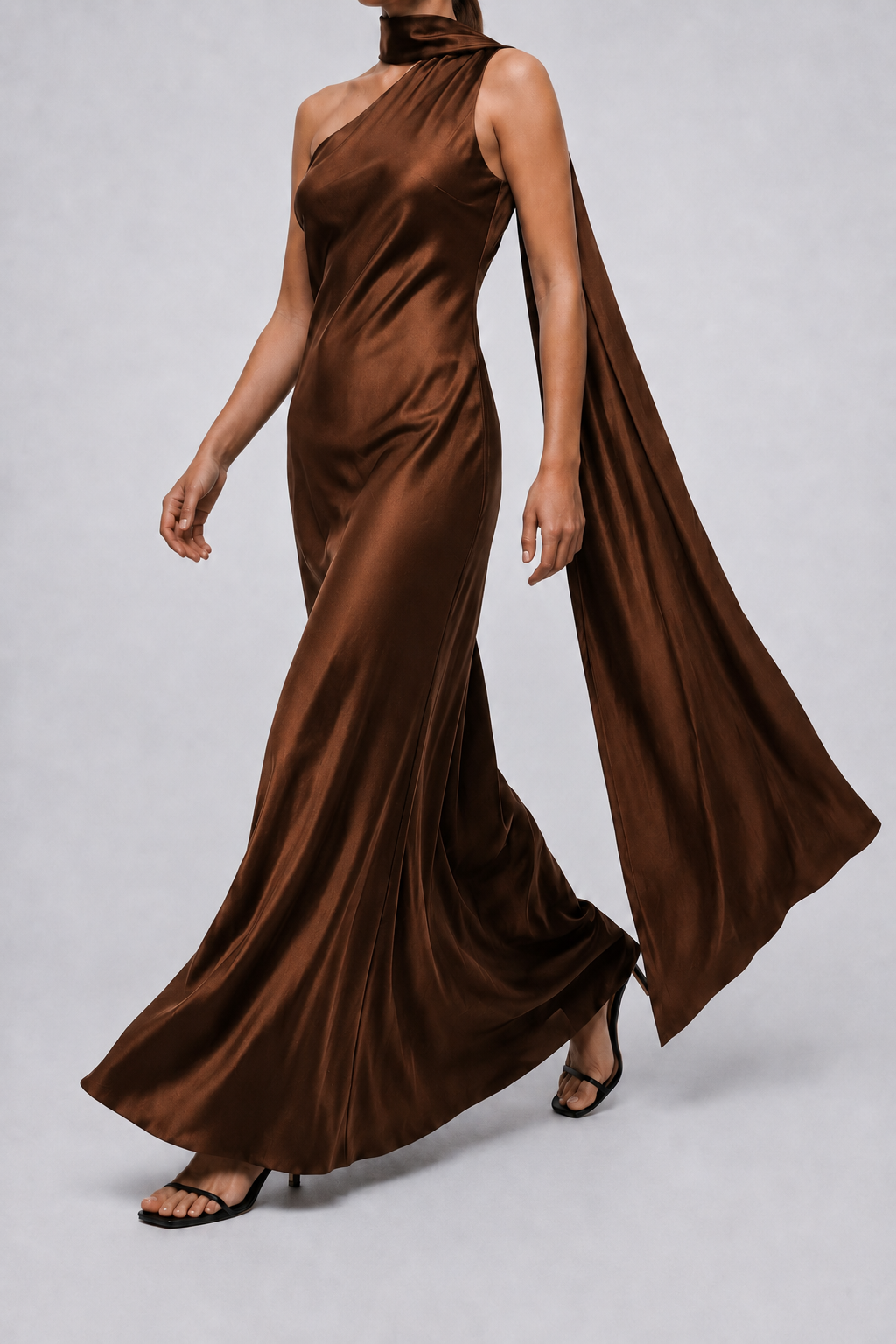AURI || VESTIDO SATIN ELEGANTE