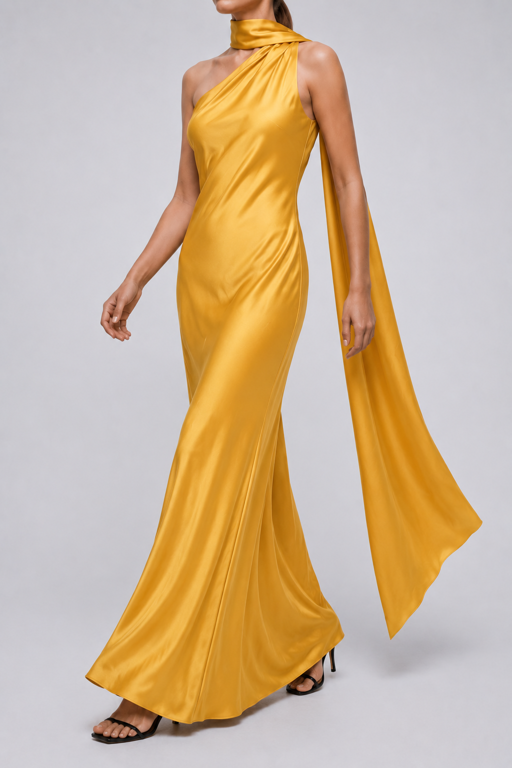 AURI || VESTIDO SATIN ELEGANTE
