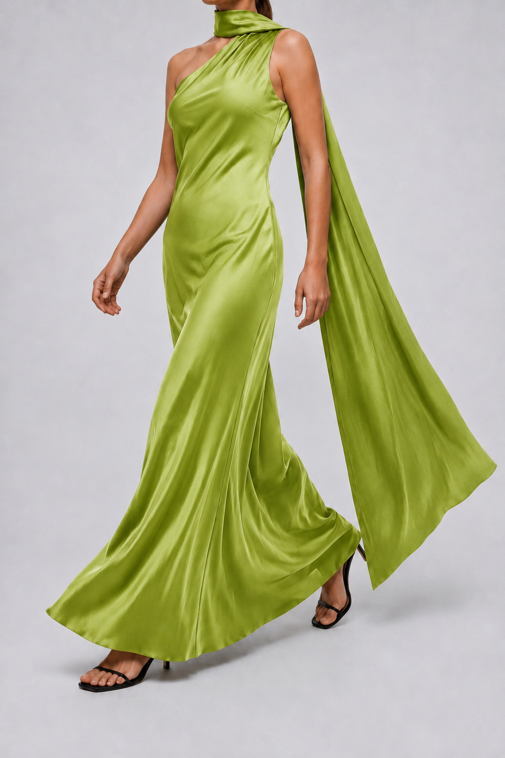 AURI || VESTIDO SATIN ELEGANTE
