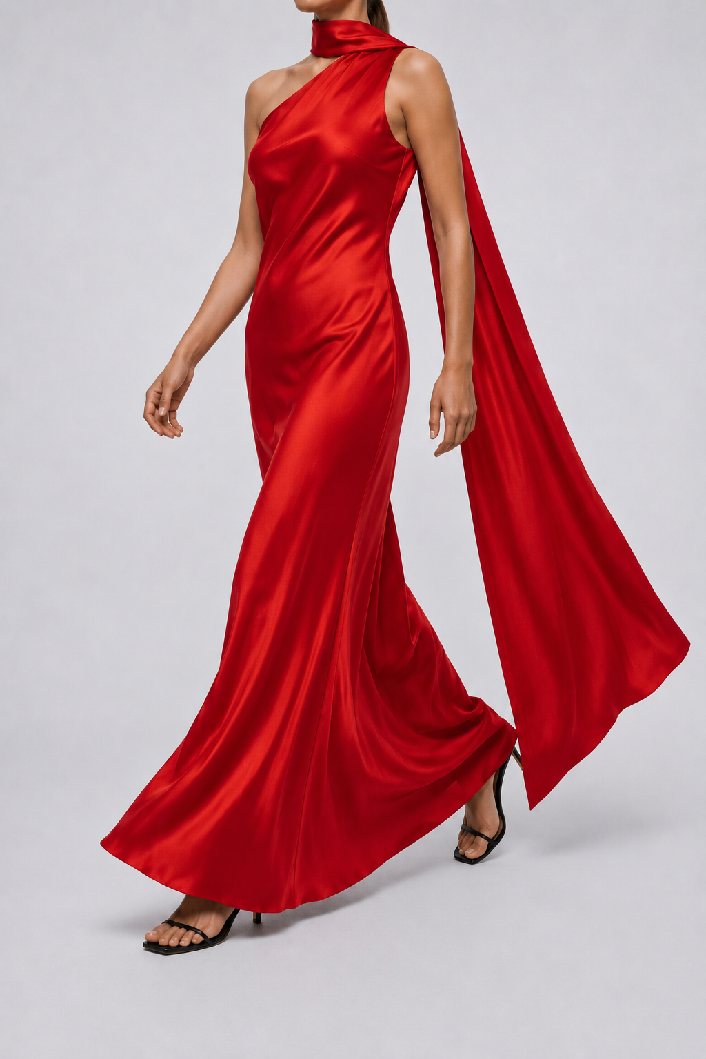 AURI || VESTIDO SATIN ELEGANTE