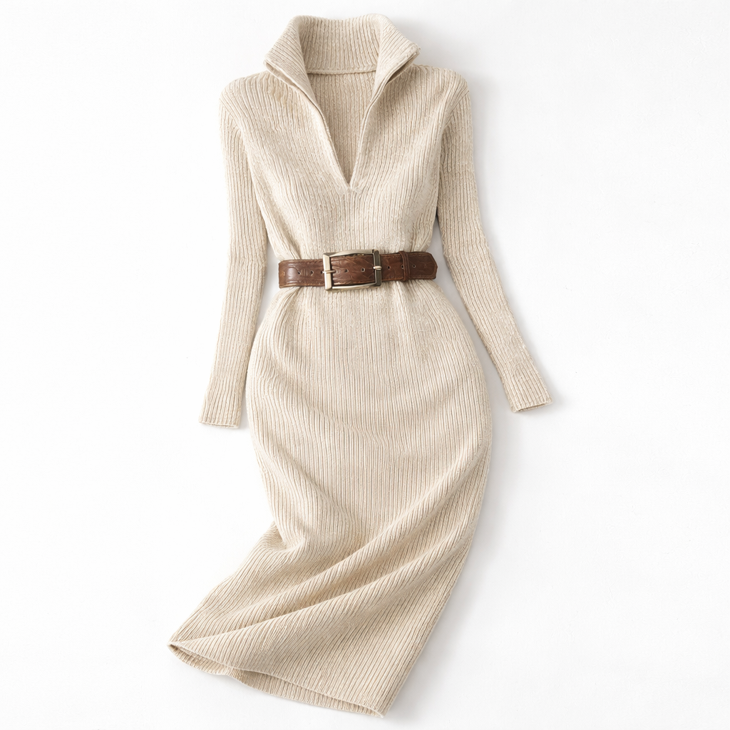 Clara || Vestido con Cuello Alto