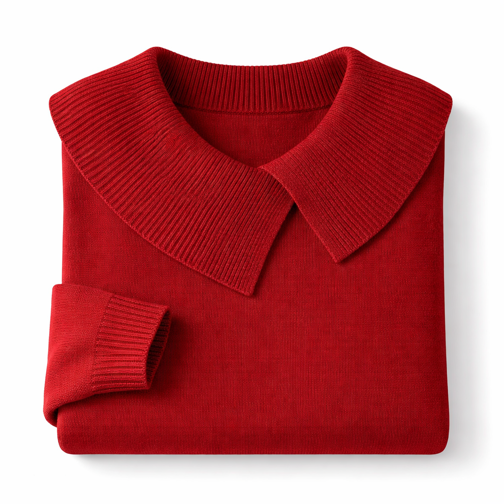 Kelia || Jersey con Cuello Doblado