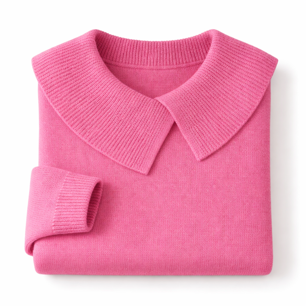 Kelia || Jersey con Cuello Doblado