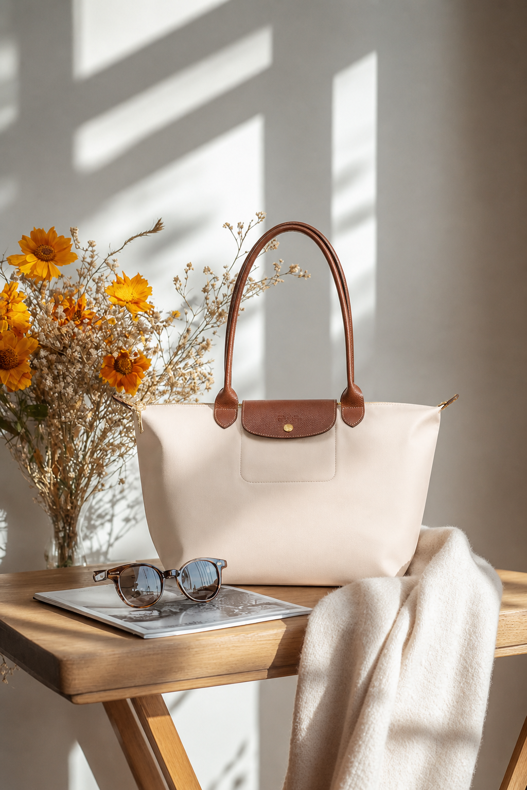CAMILLE || TOTE BLANCO CLASSIC