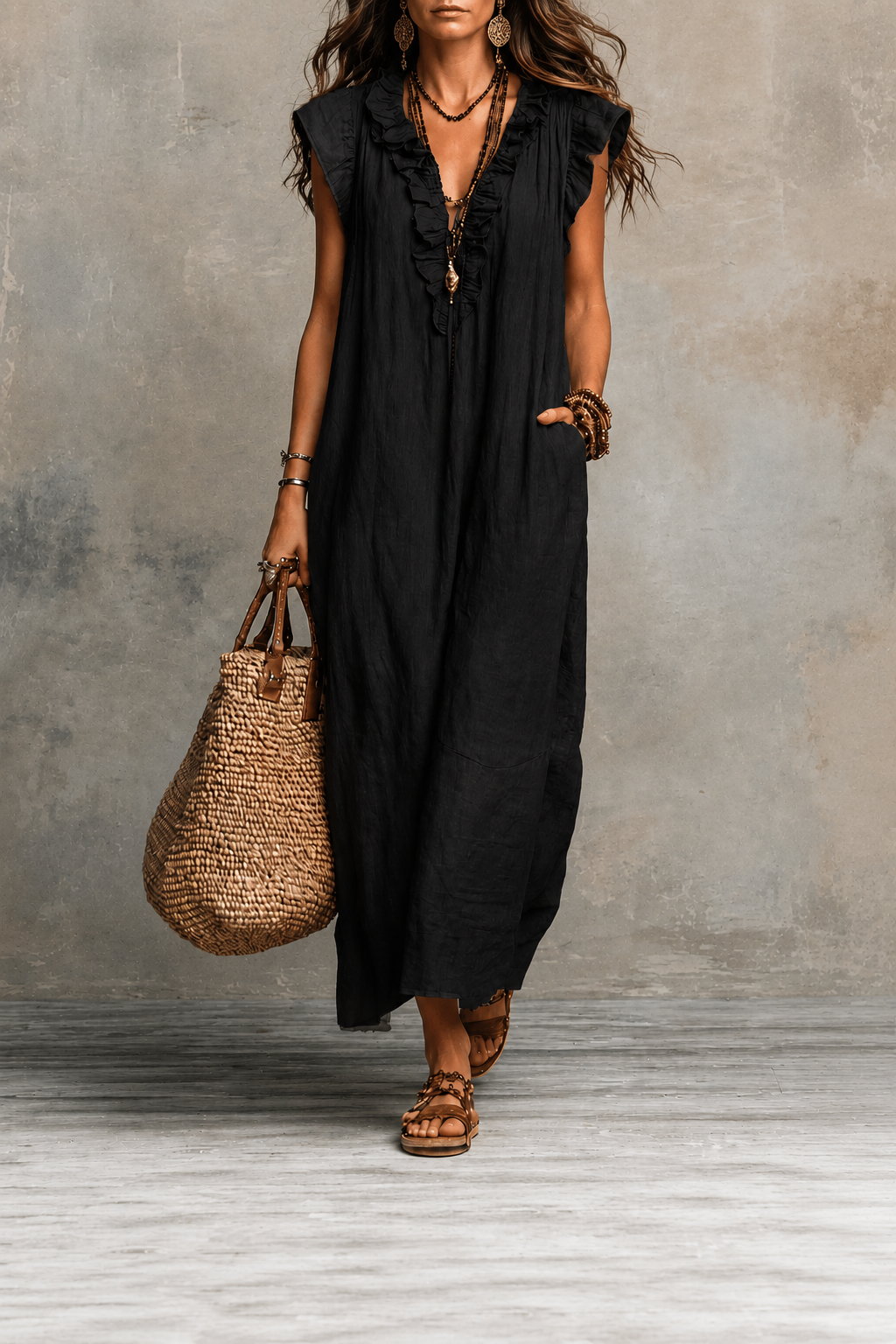 GRACE || VESTIDO SOFT BOHO