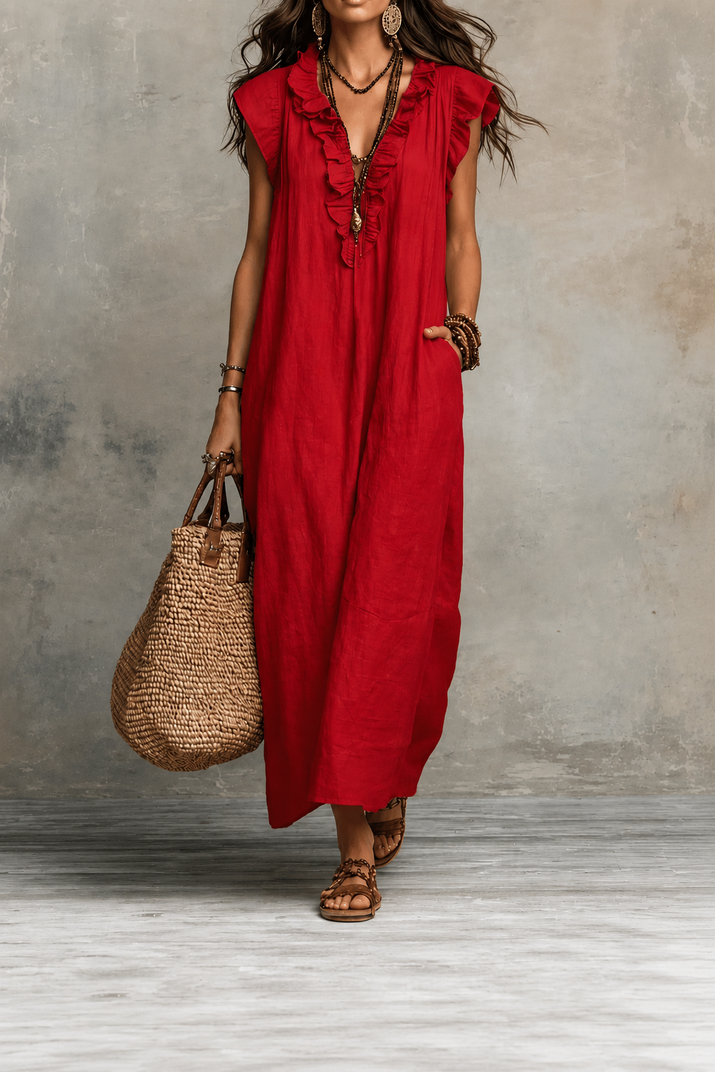 GRACE || VESTIDO SOFT BOHO