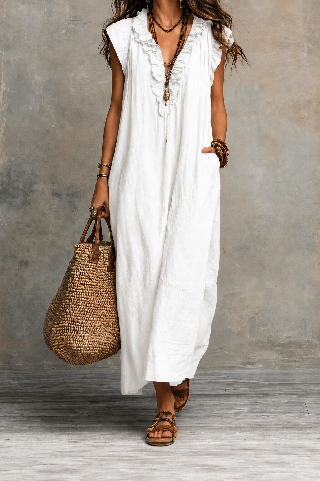 GRACE || VESTIDO SOFT BOHO
