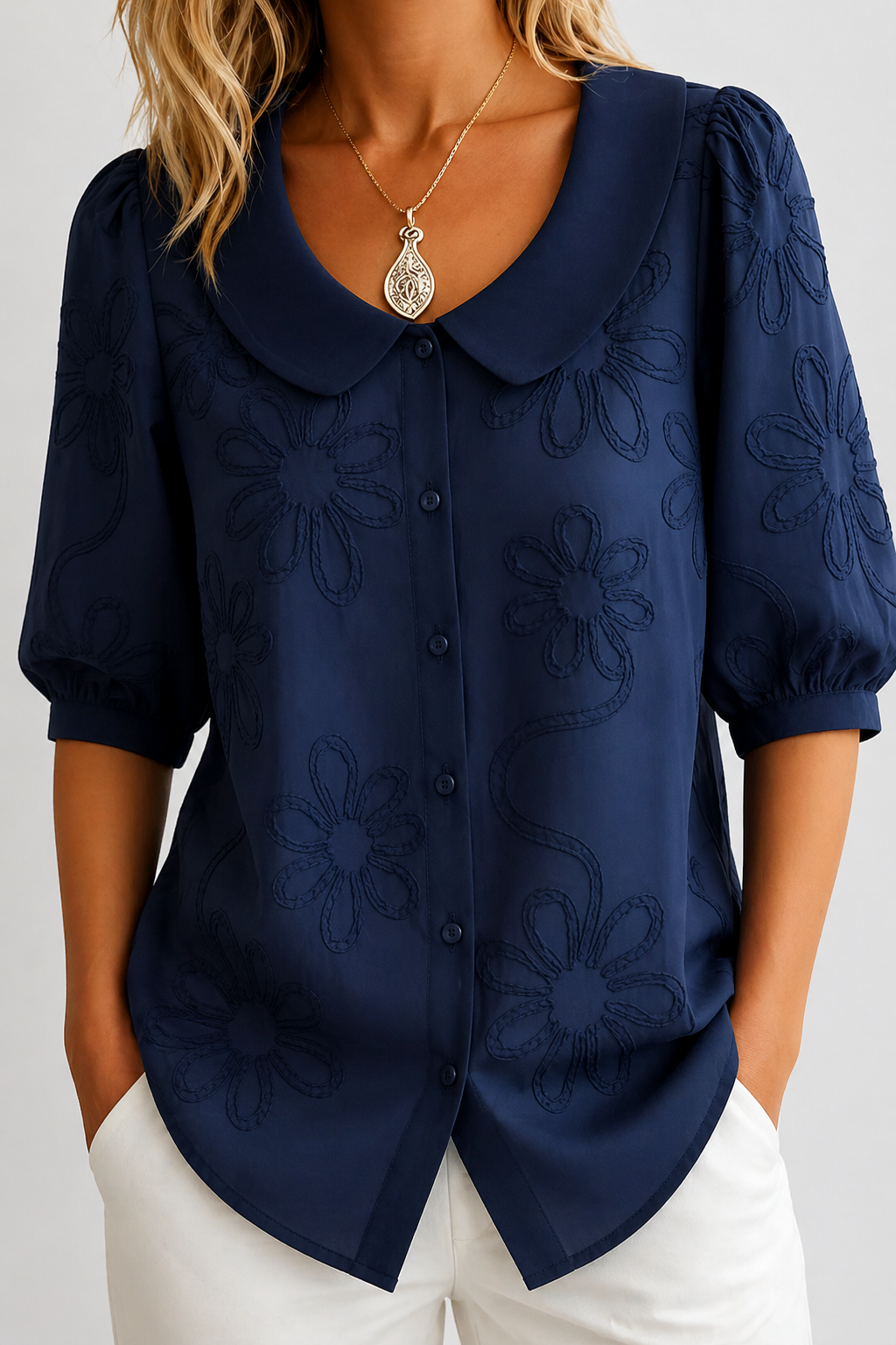 ELY || BLUSA FLORAL BORDADA