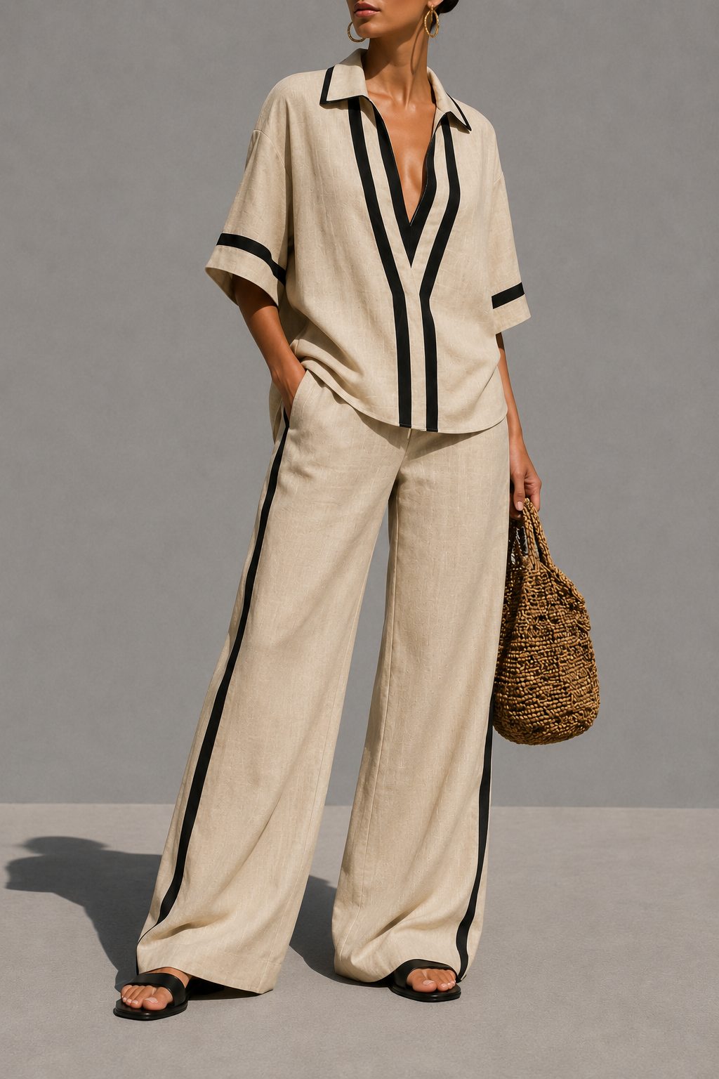 ALESSIA || CONTRAST CHIC SET