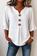 AMELIA || BLUSA LINEN CHIC
