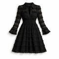 Paris || Vestido Elegante con Flecos