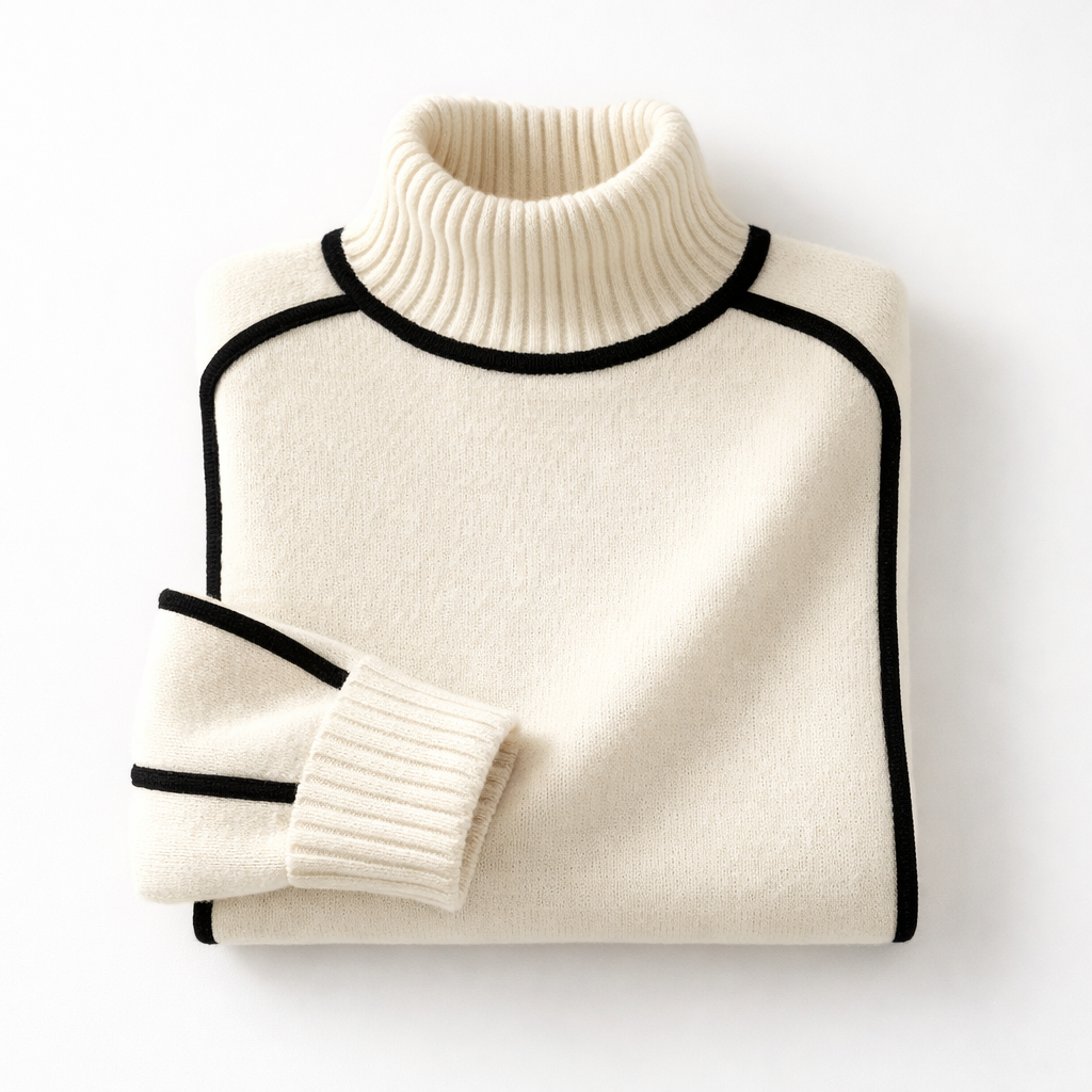 Lira || Jersey Sofisticado de Cuello Alto