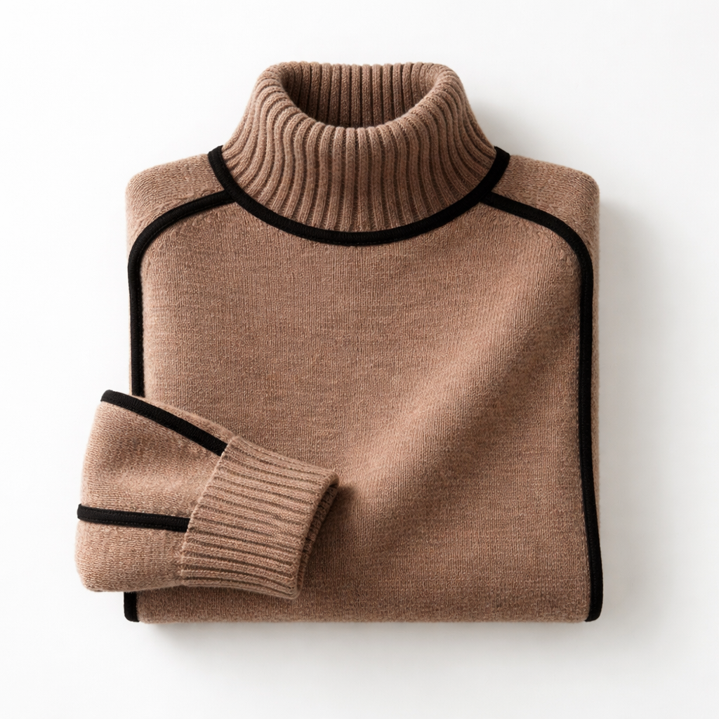 Lira || Jersey Sofisticado de Cuello Alto