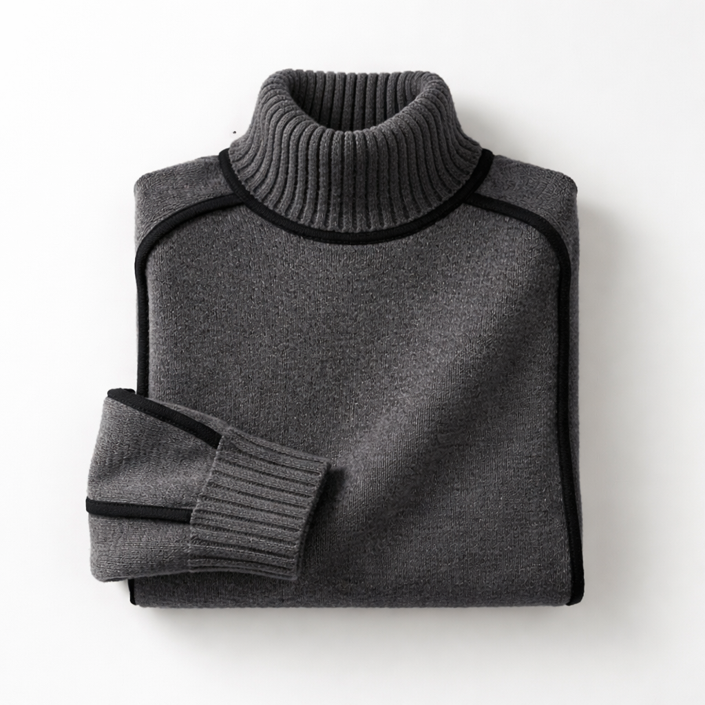 Lira || Jersey Sofisticado de Cuello Alto