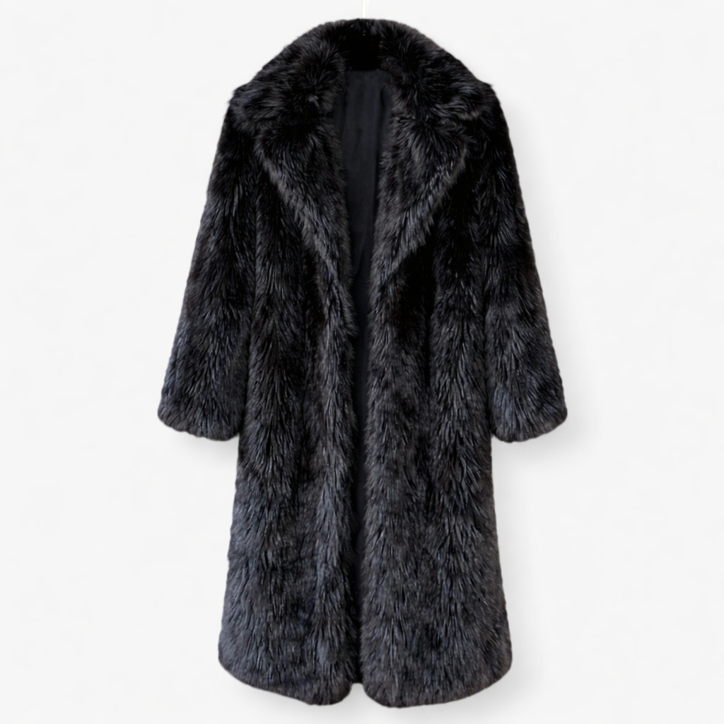 Iris || Abrigo Largo de Pelo y Elegante
