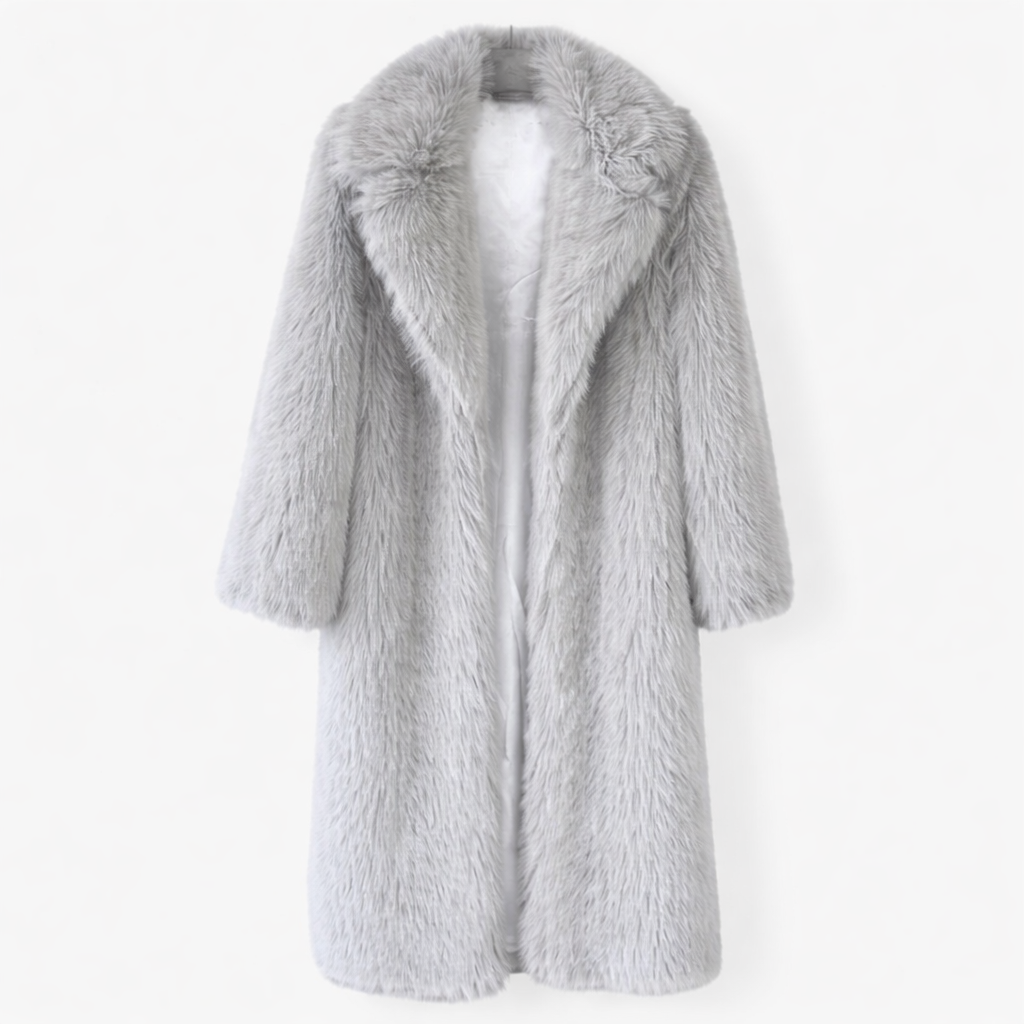 Iris || Abrigo Largo de Pelo y Elegante