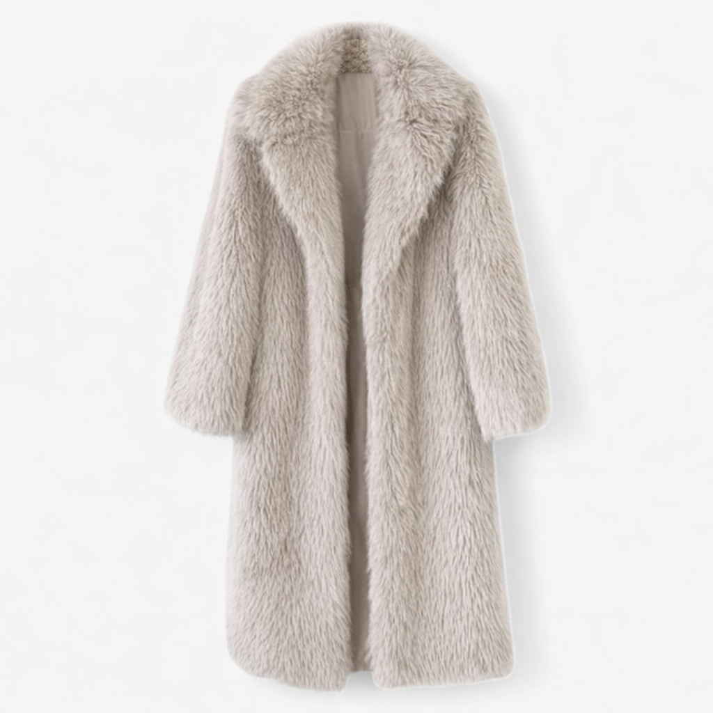 Iris || Abrigo Largo de Pelo y Elegante