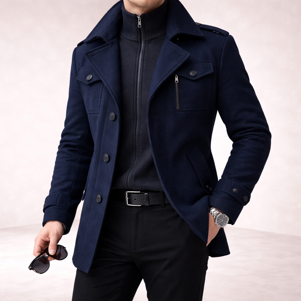 Sebastián || Abrigo Elegante Vintage