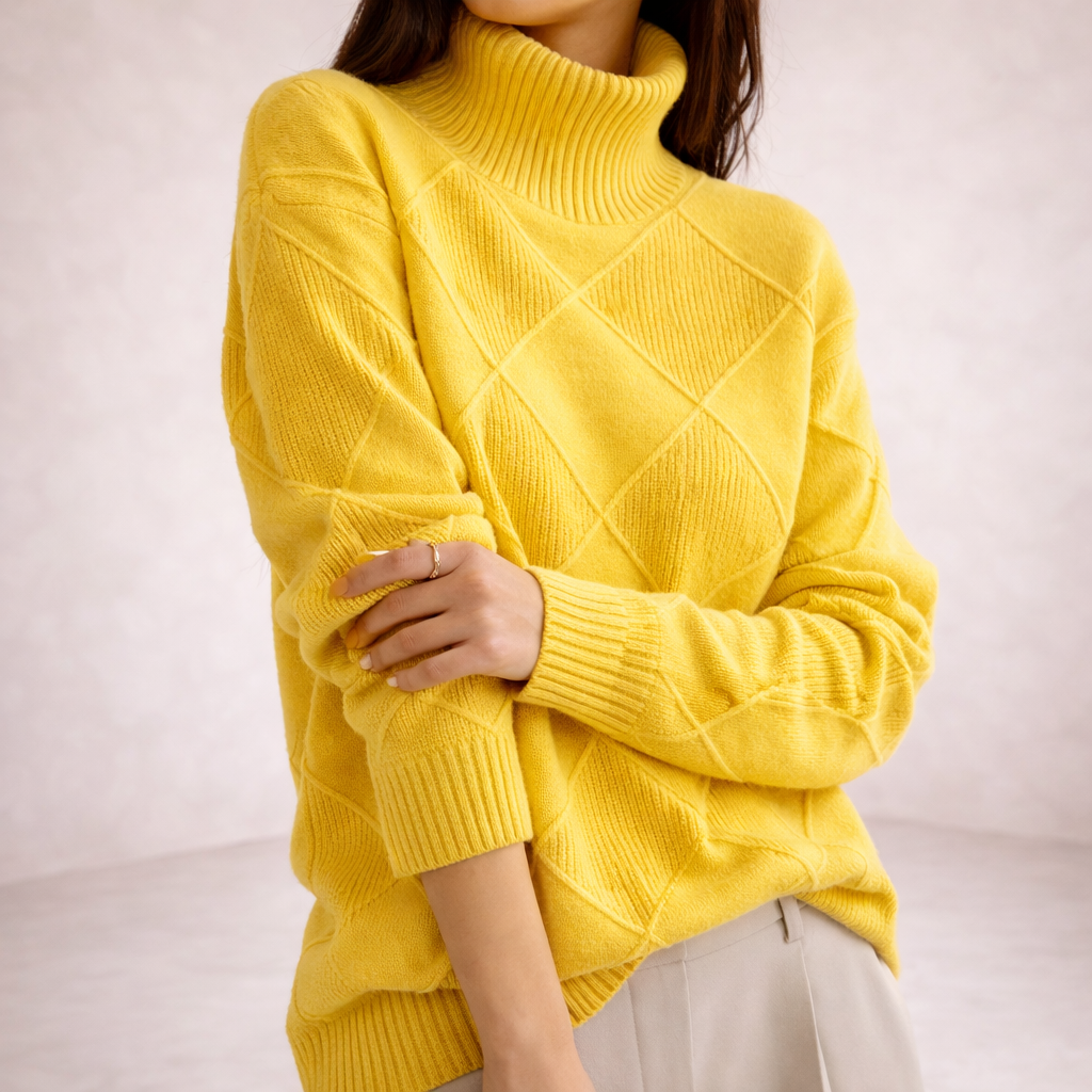 Angela || Jersey Moderno con Cuello Alto