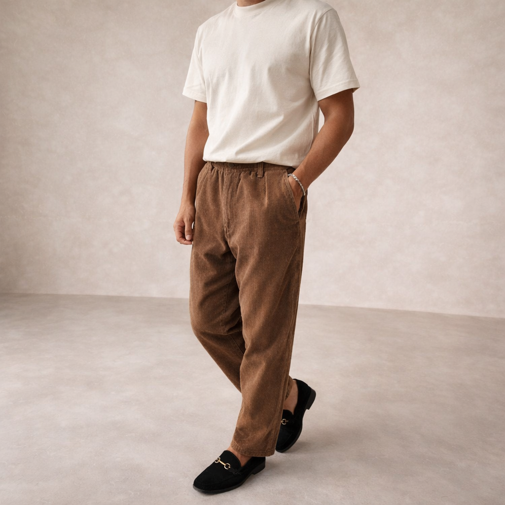 Marvin || Pantalones Chinos de Terciopelo