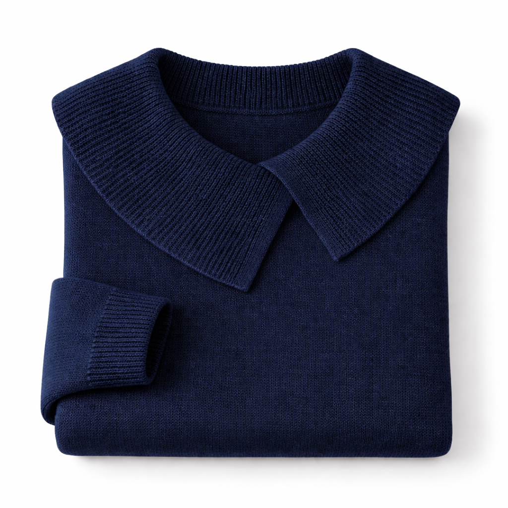 Kelia || Jersey con Cuello Doblado