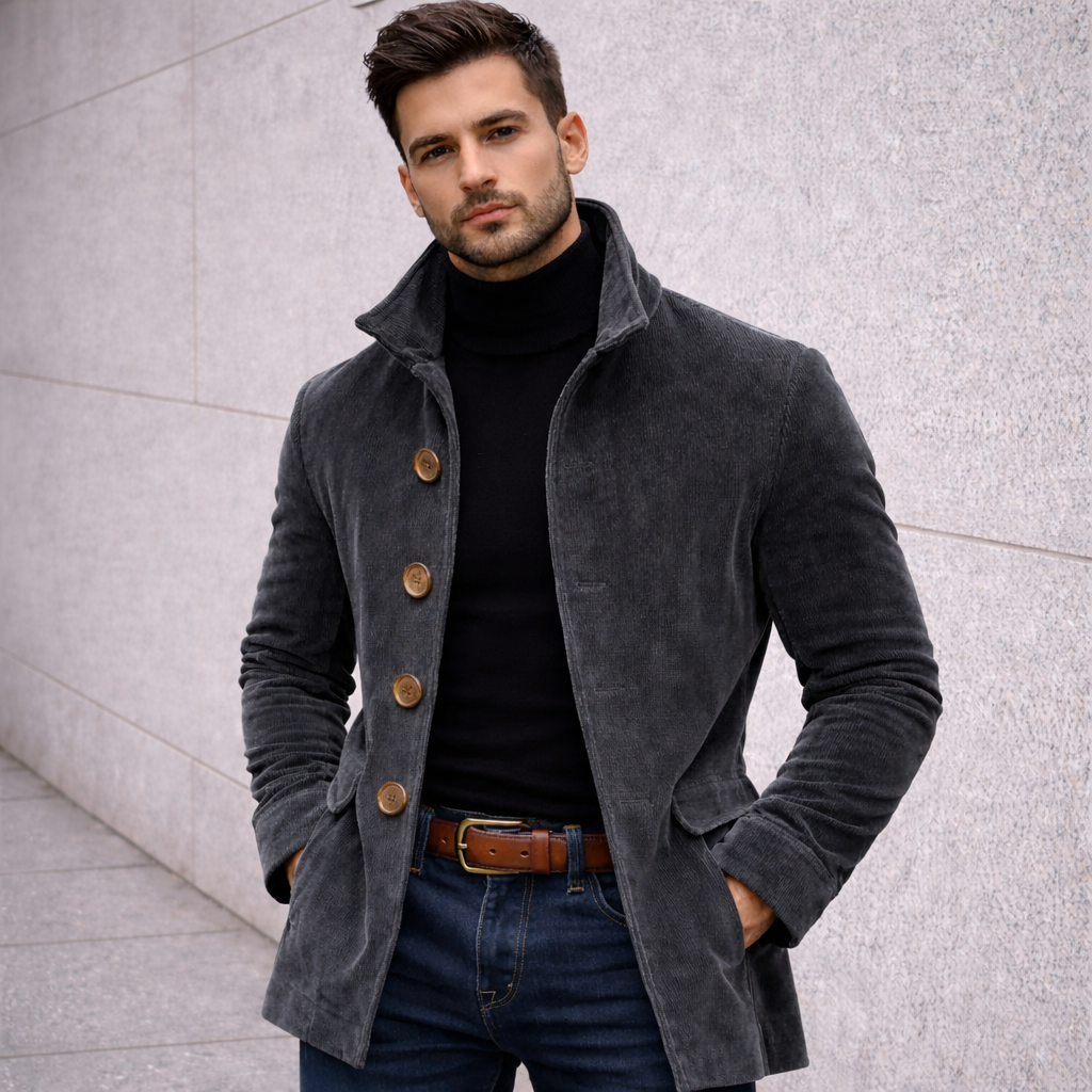 Delta || Chaqueta de Terciopelo Acanalado