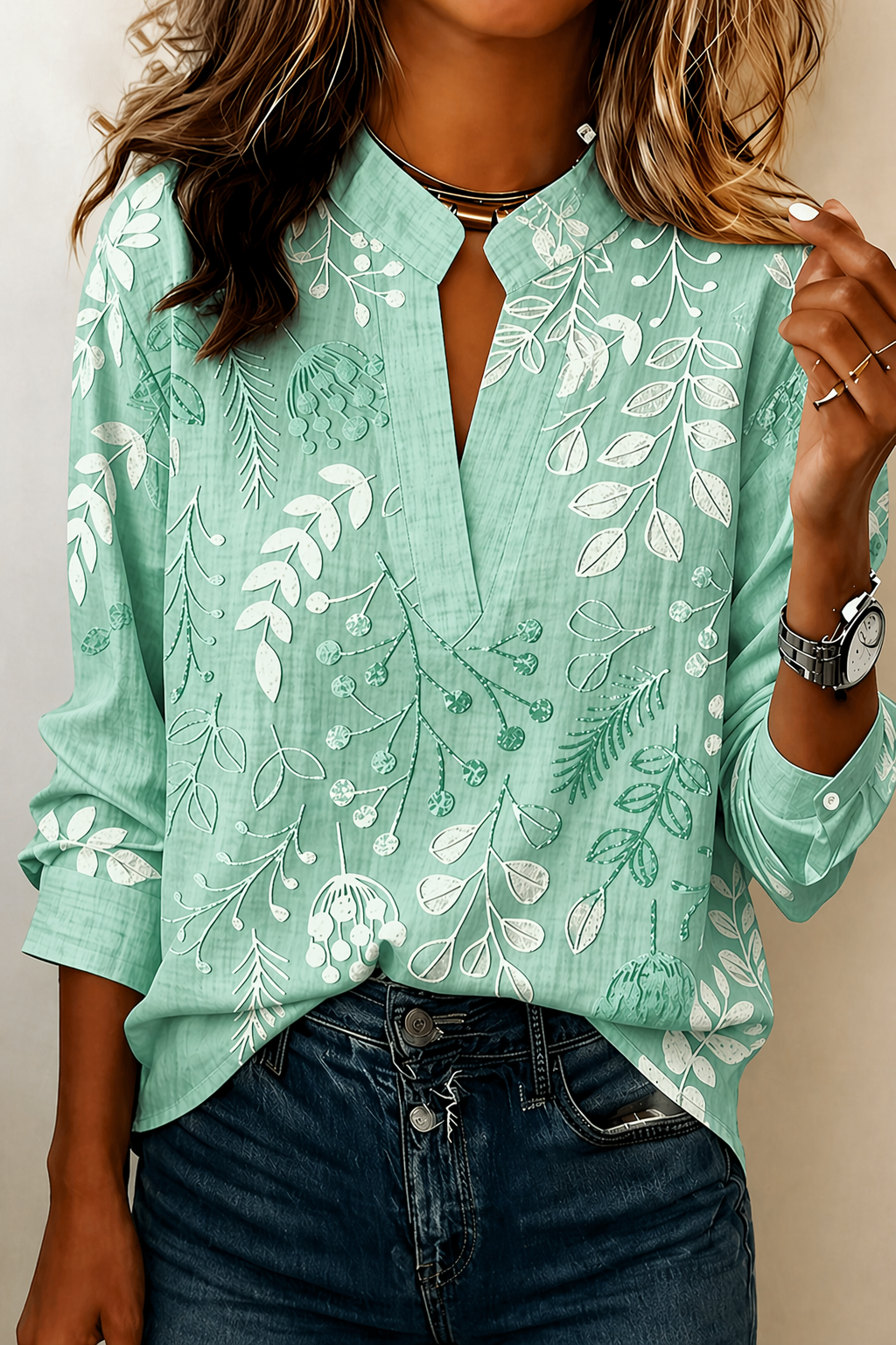 LIORA || BLUSA FLORAL CHIC