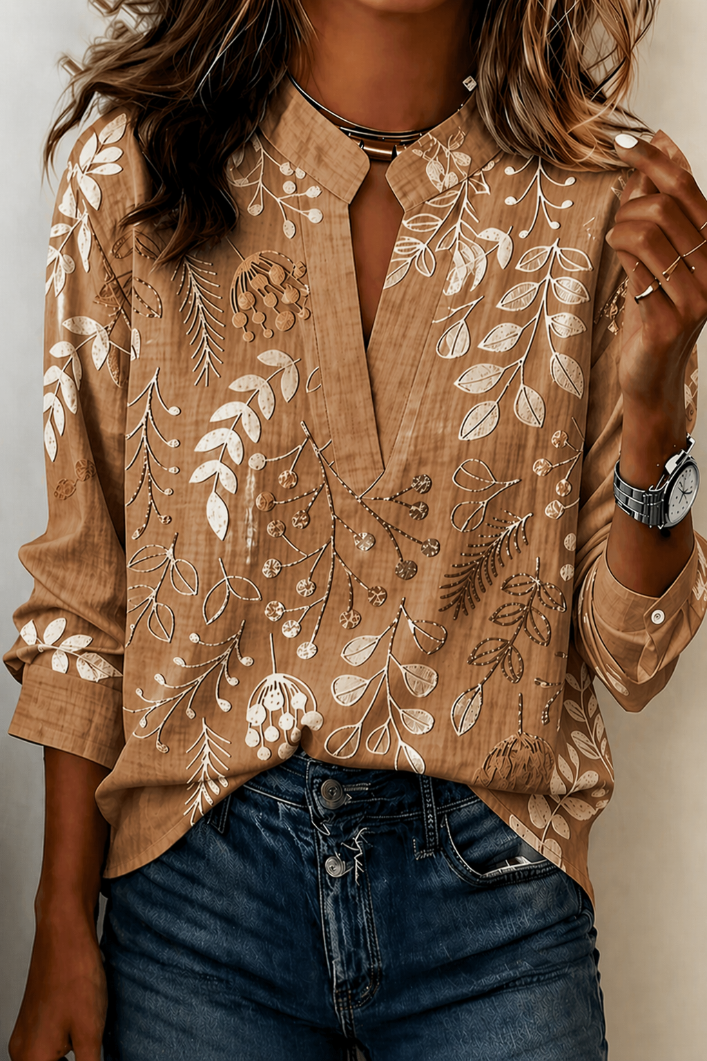 LIORA || BLUSA FLORAL CHIC