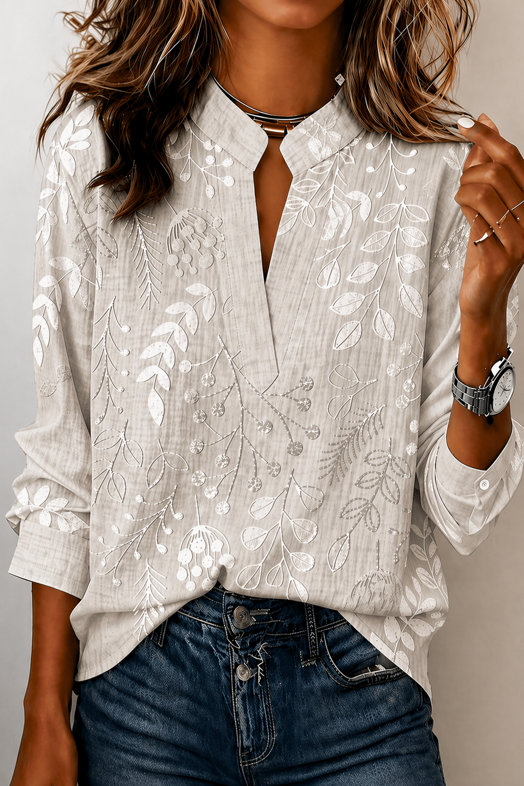 LIORA || BLUSA FLORAL CHIC