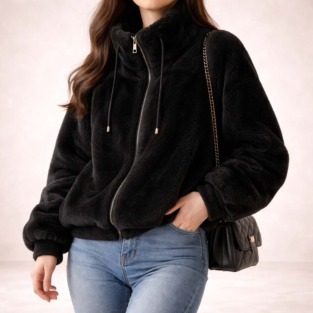 Zada || Chaqueta Suave con Cremallera