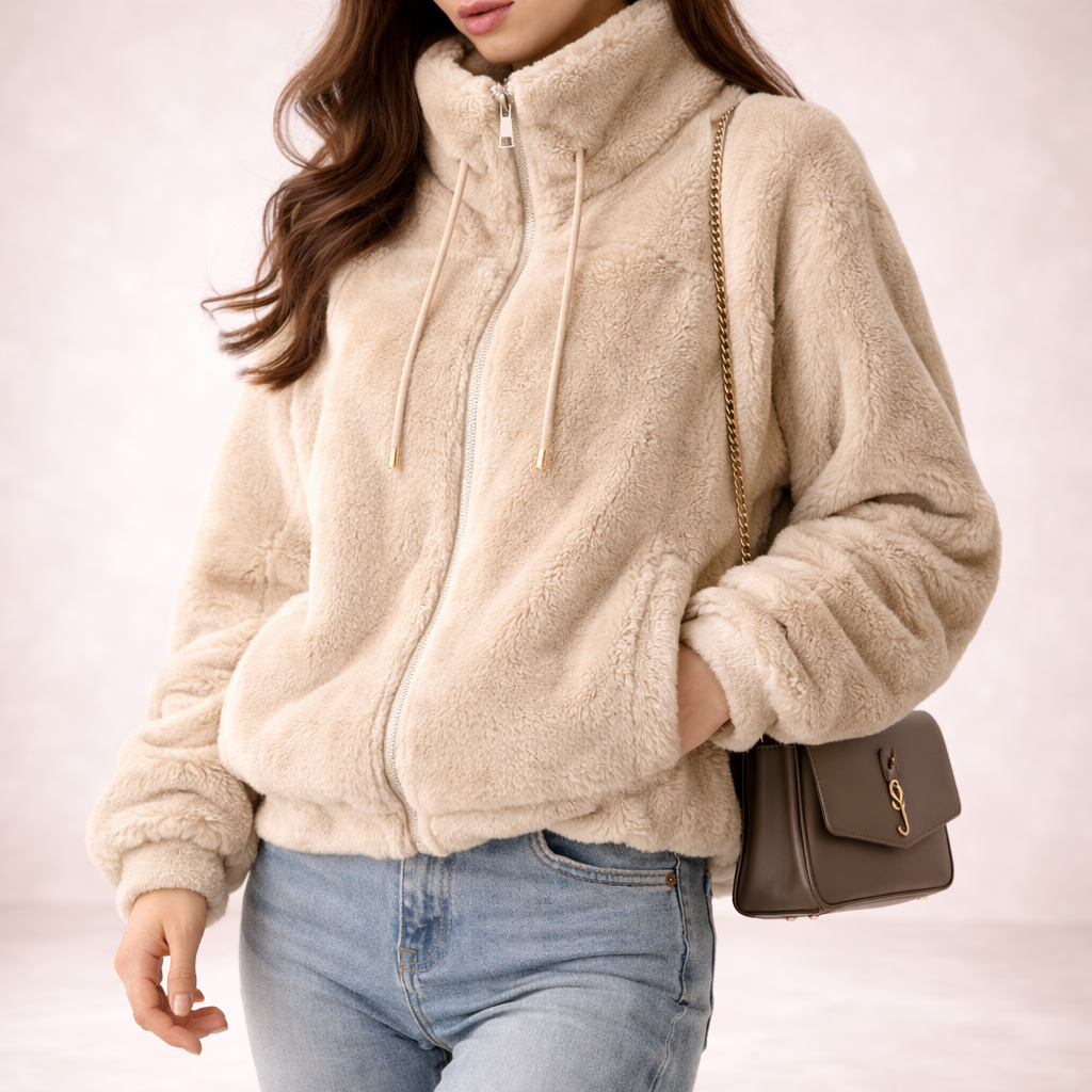 Zada || Chaqueta Suave con Cremallera