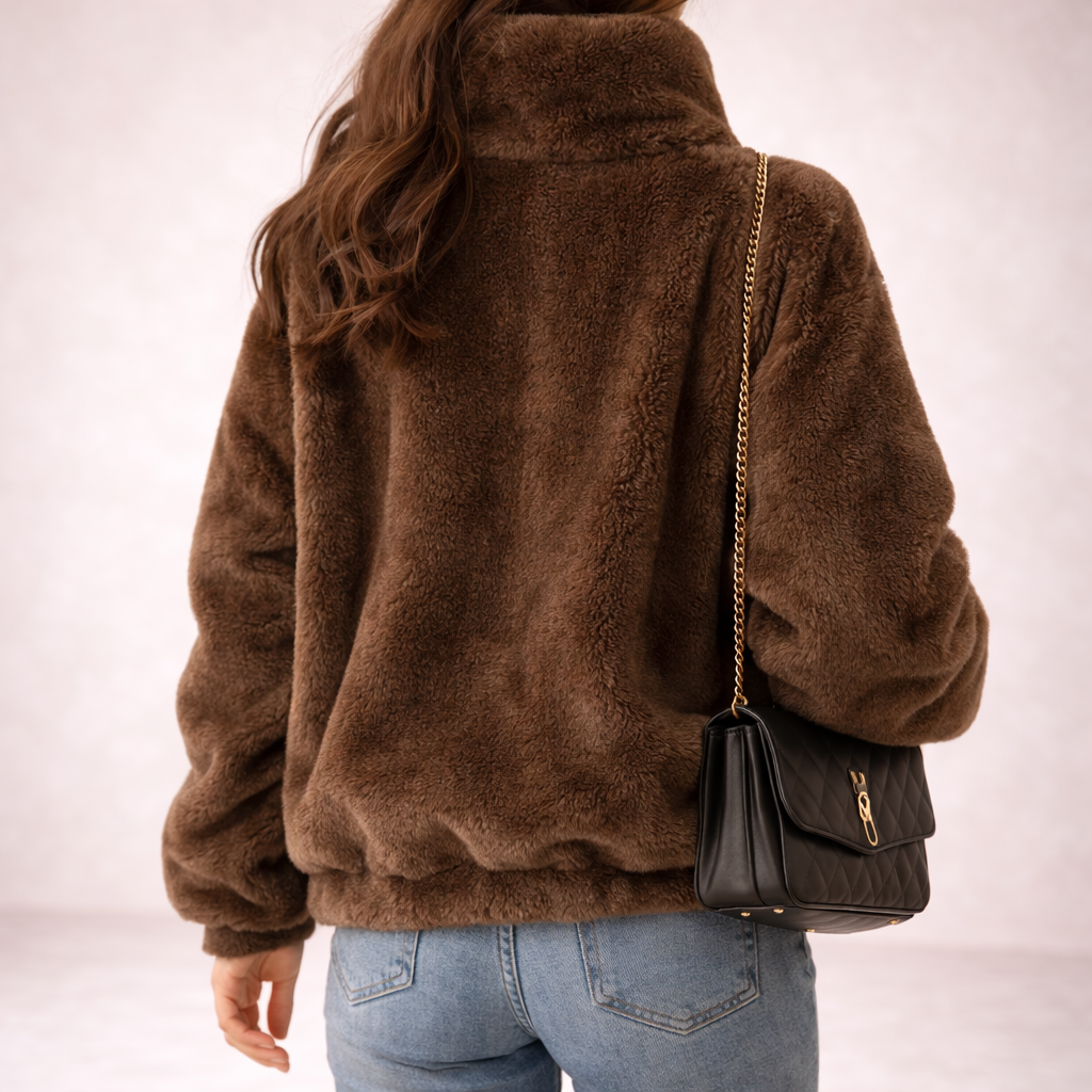 Zada || Chaqueta Suave con Cremallera