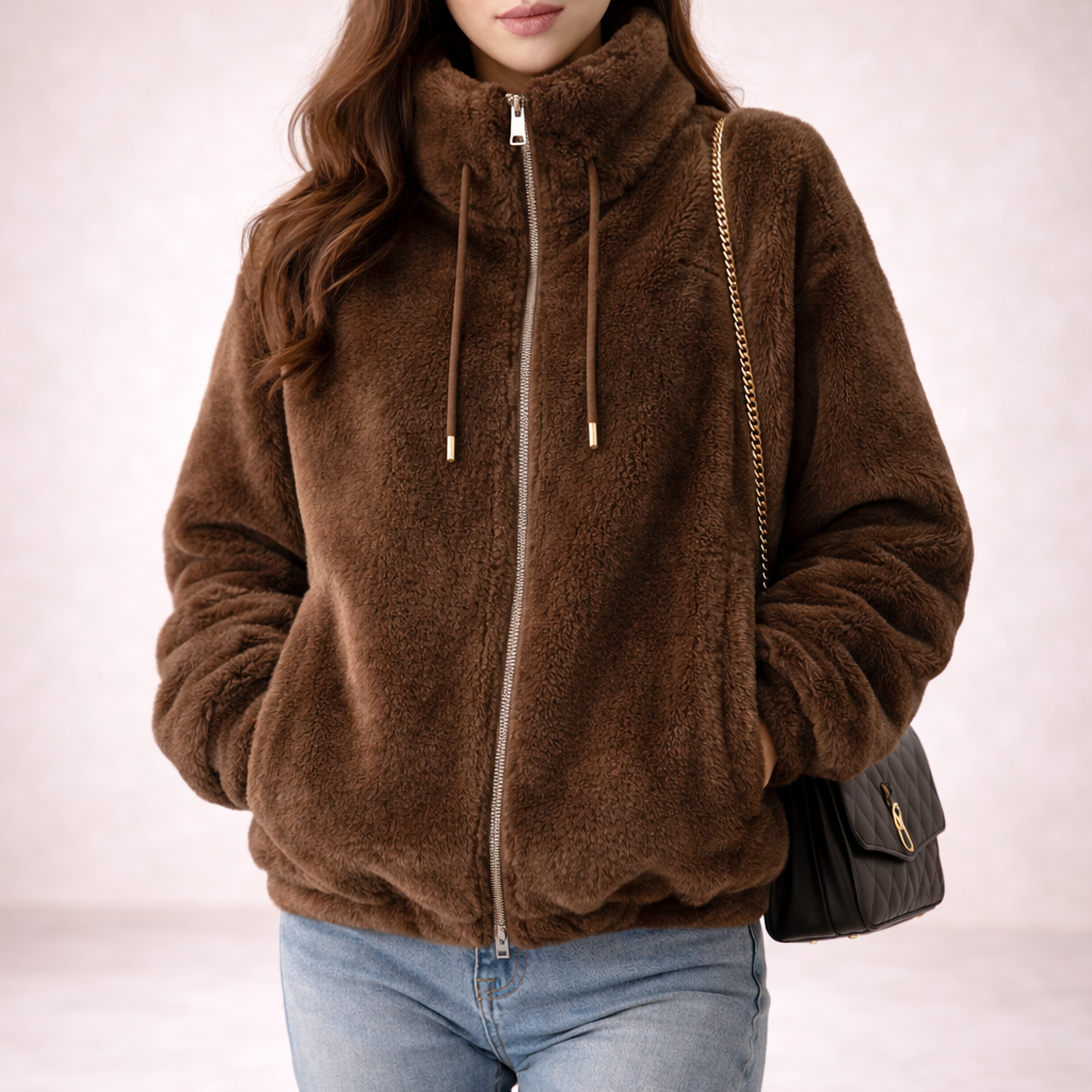 Zada || Chaqueta Suave con Cremallera