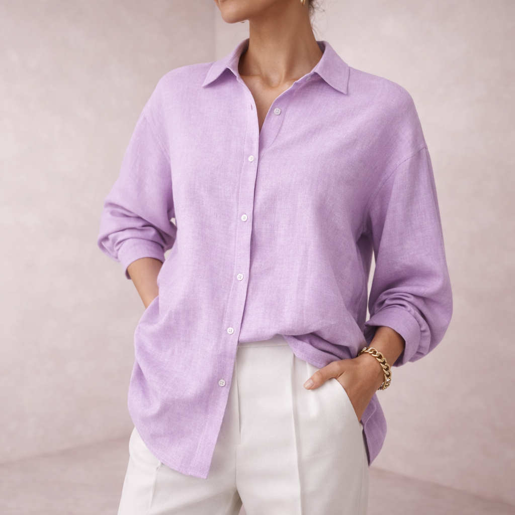 Mussa || Blusa Oversize Abotonada