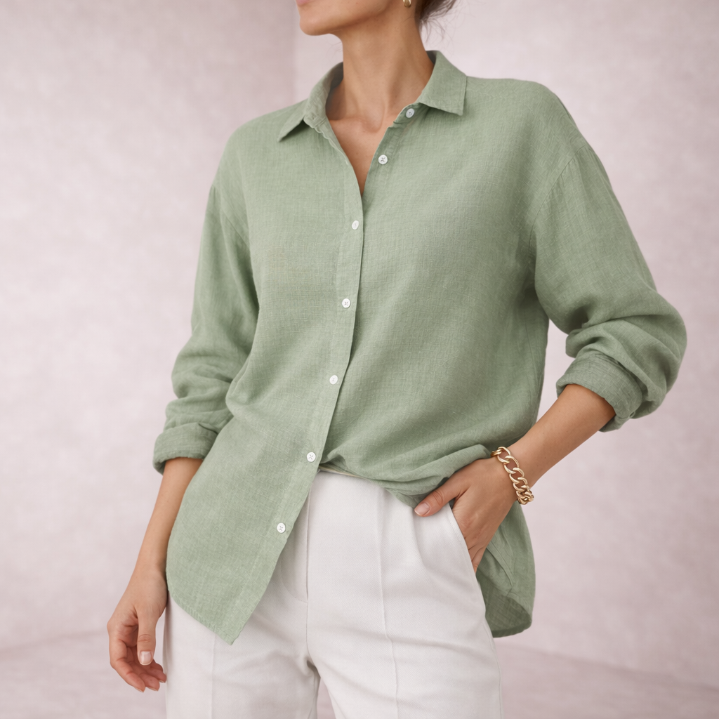 Mussa || Blusa Oversize Abotonada