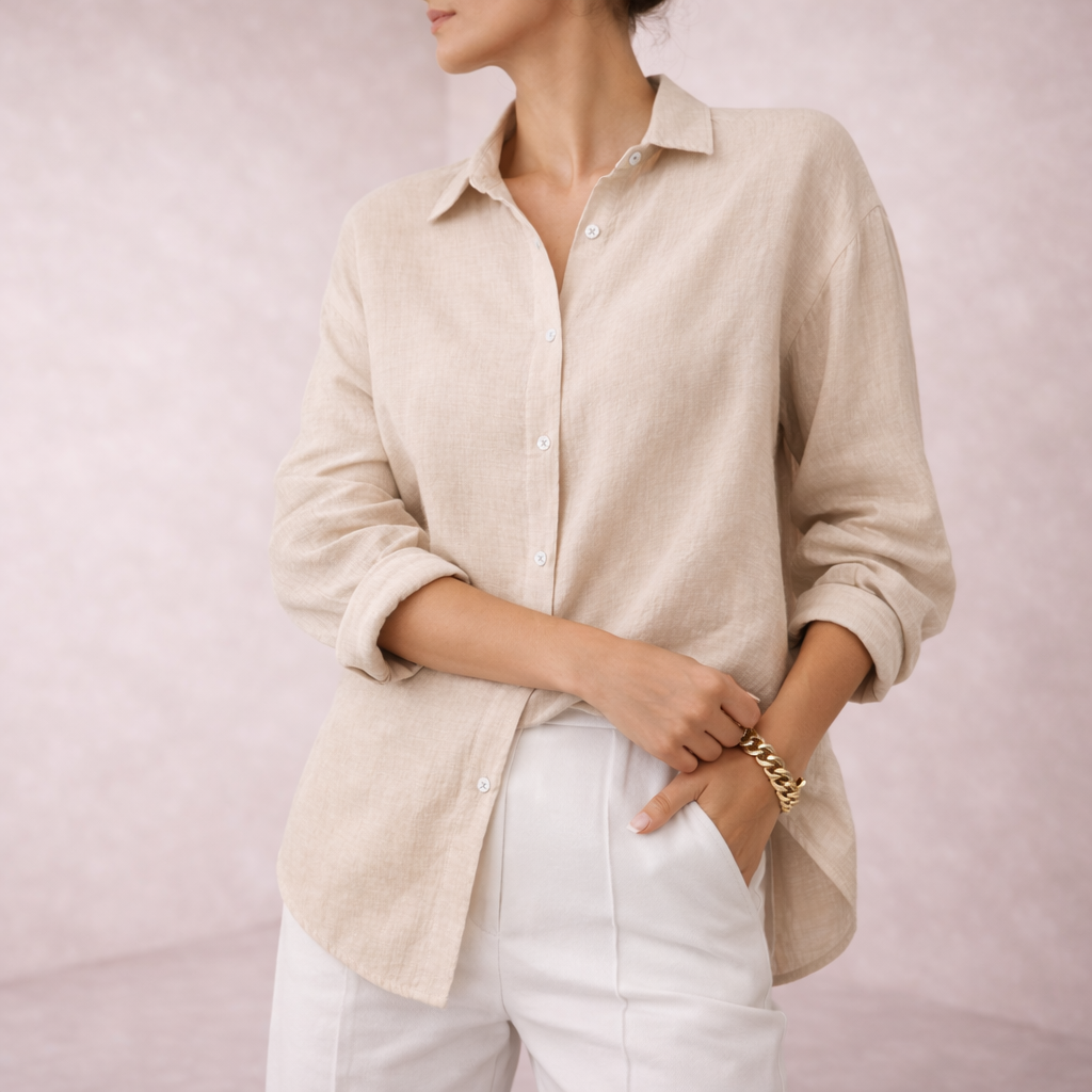 Mussa || Blusa Oversize Abotonada