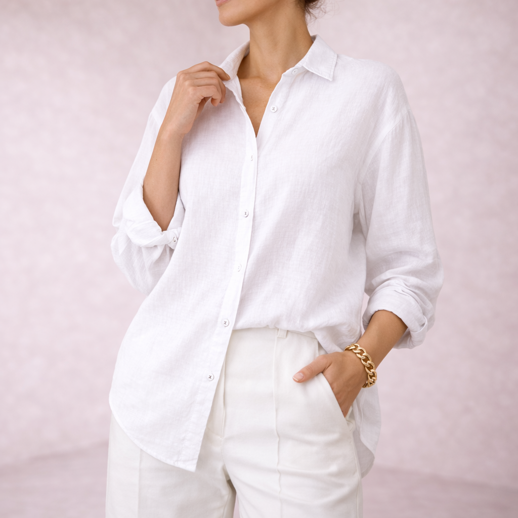 Mussa || Blusa Oversize Abotonada