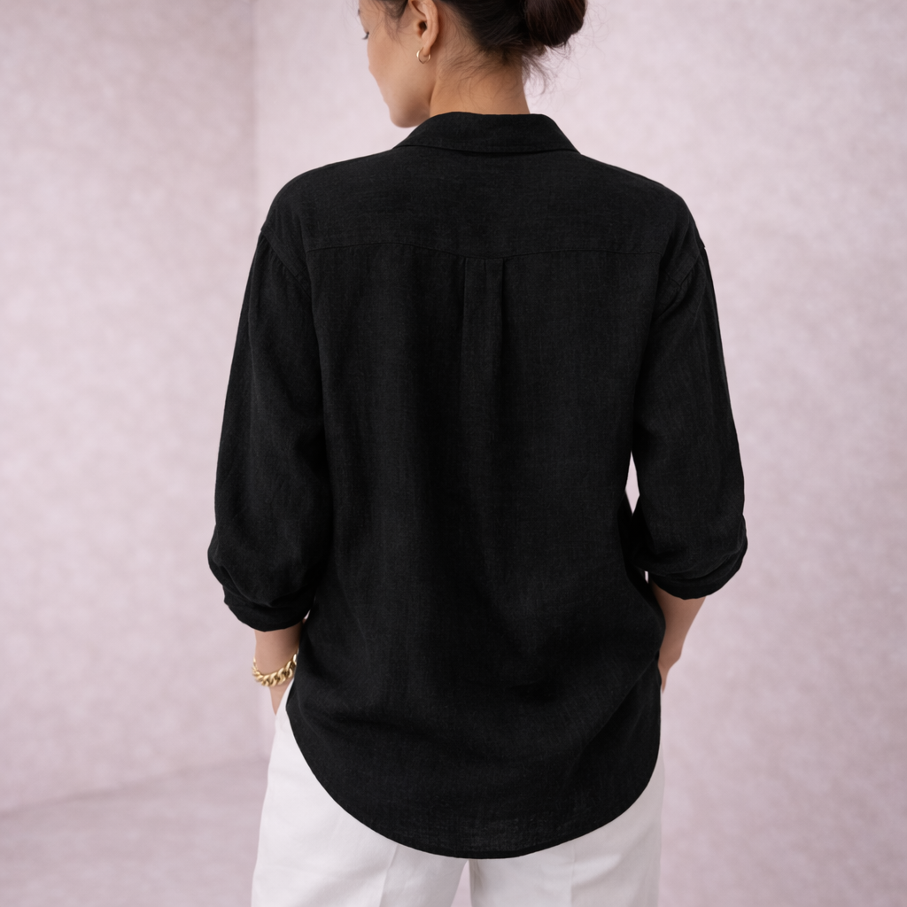 Mussa || Blusa Oversize Abotonada