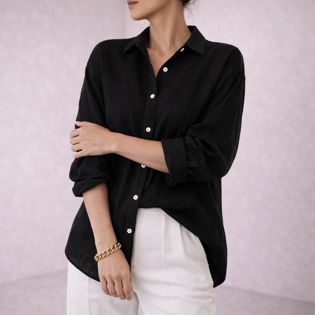 Mussa || Blusa Oversize Abotonada