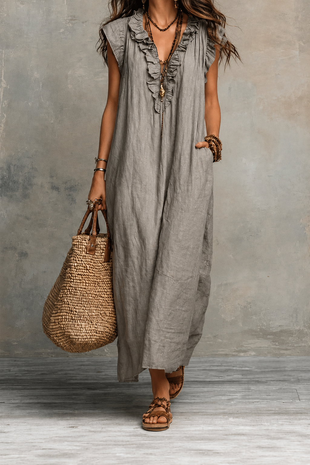 GRACE || VESTIDO SOFT BOHO