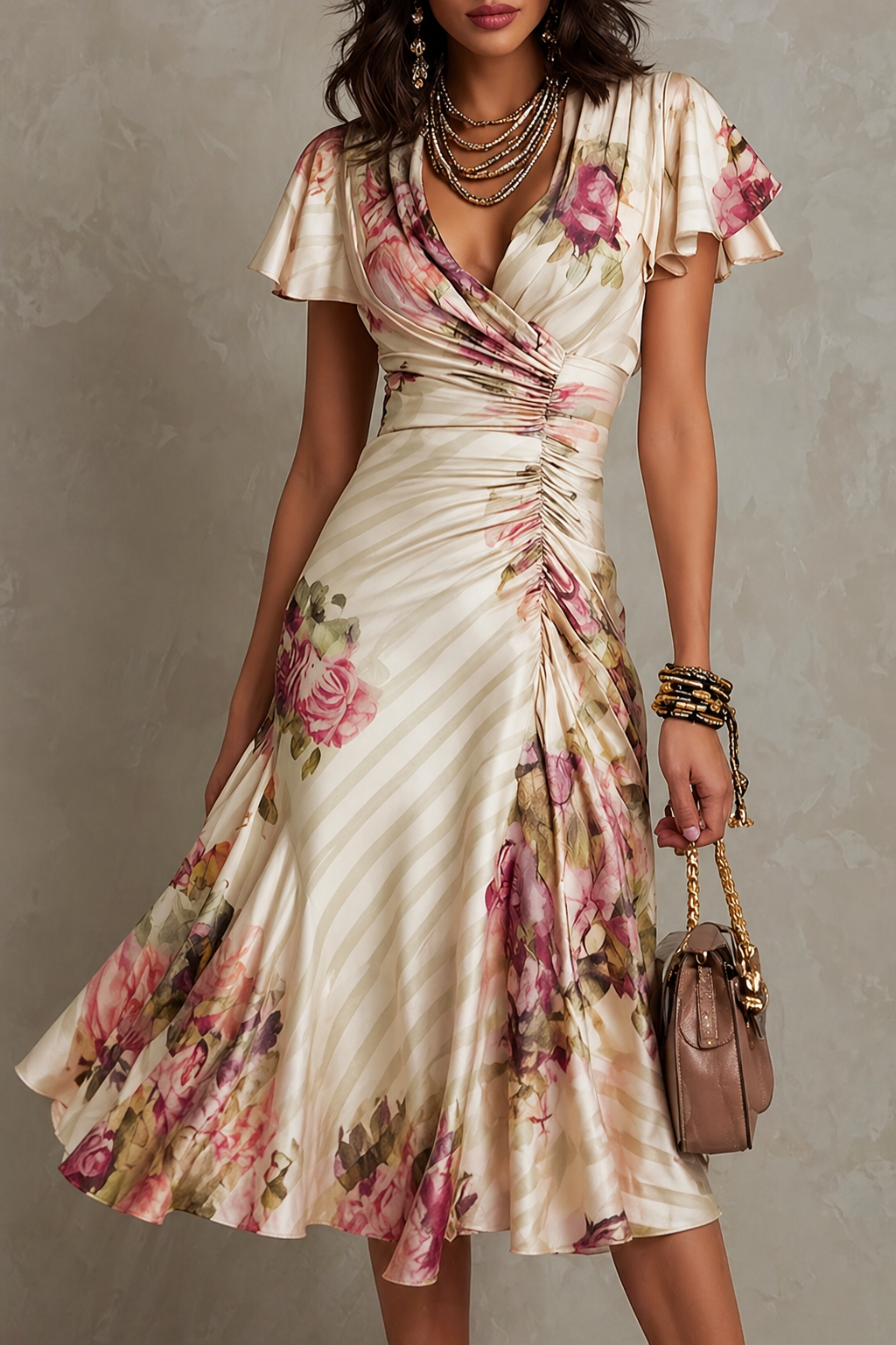 VELA || VESTIDO MIDI VINTAGE