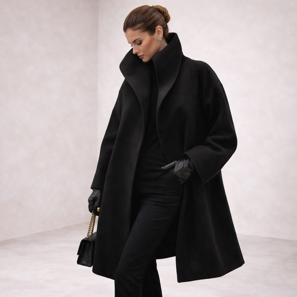 Montserrat || Abrigo de Lana Minimalista