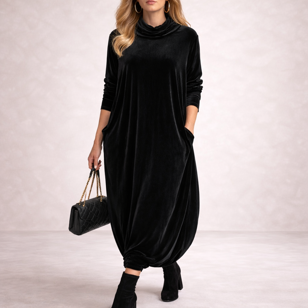 Aria || Vestido Largo de Terciopelo