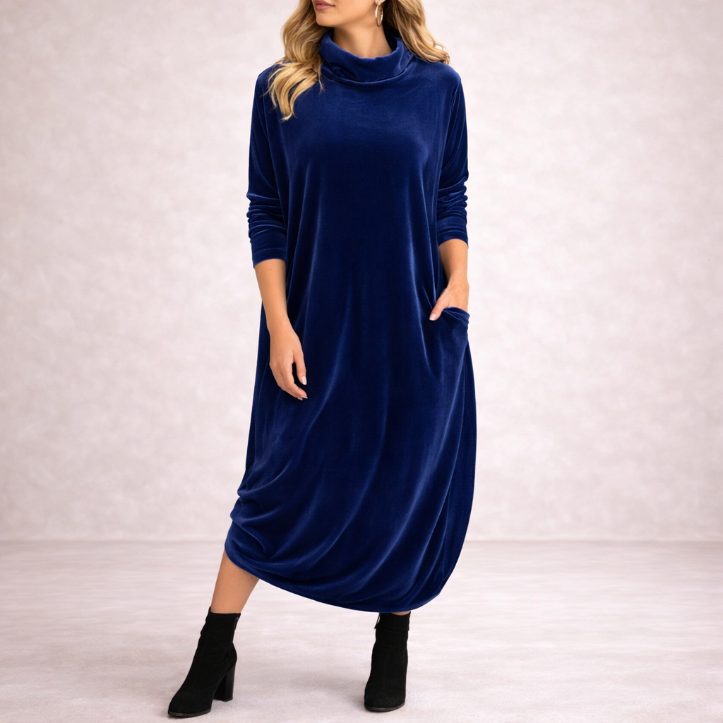 Aria || Vestido Largo de Terciopelo