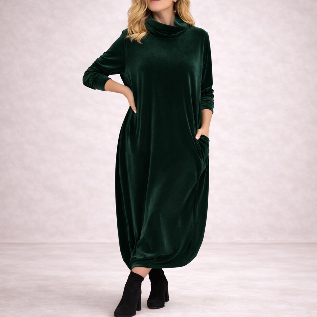 Aria || Vestido Largo de Terciopelo