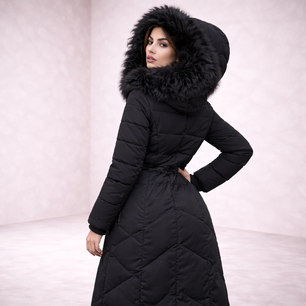 Senna || Abrigo Largo con Plumón Acolchado