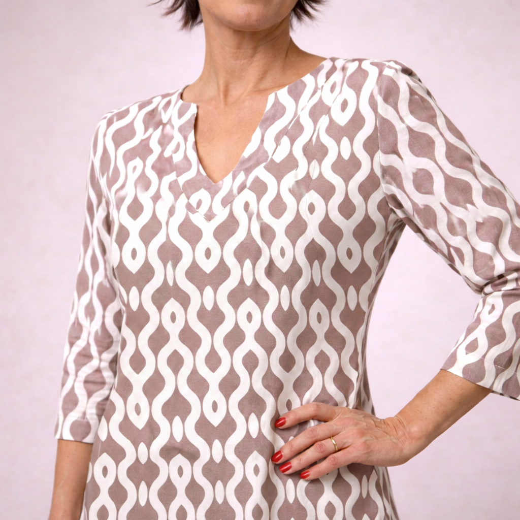 Elvira || Vestido Moderno con Bolsillos