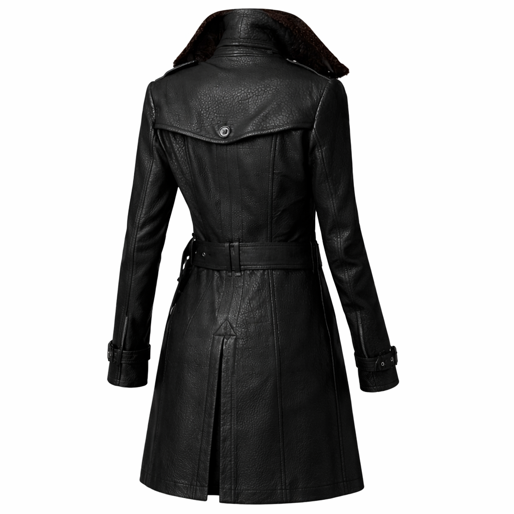 Victoria || Abrigo de Cuero Forrado